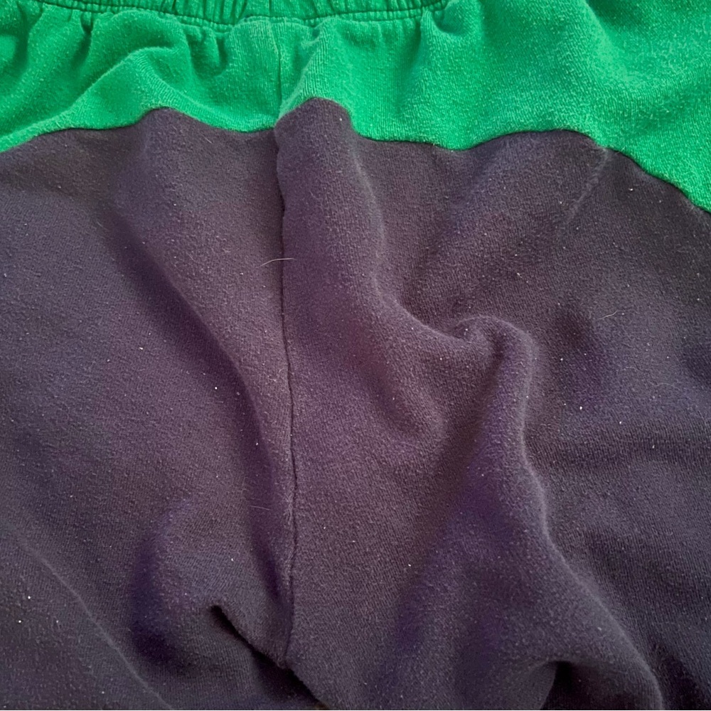 PINK Victoria's Secret Green and Black Track Pants